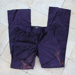 Body by Victoria Purple Velvet Pants The Kate Fit